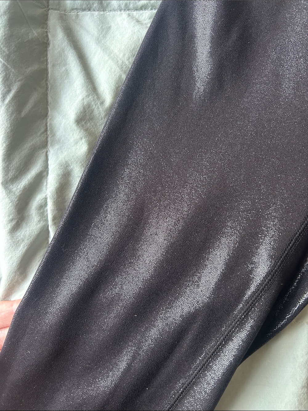 PARAGON Black Shiny Faux Leather Leggings - Picture 4 of 4